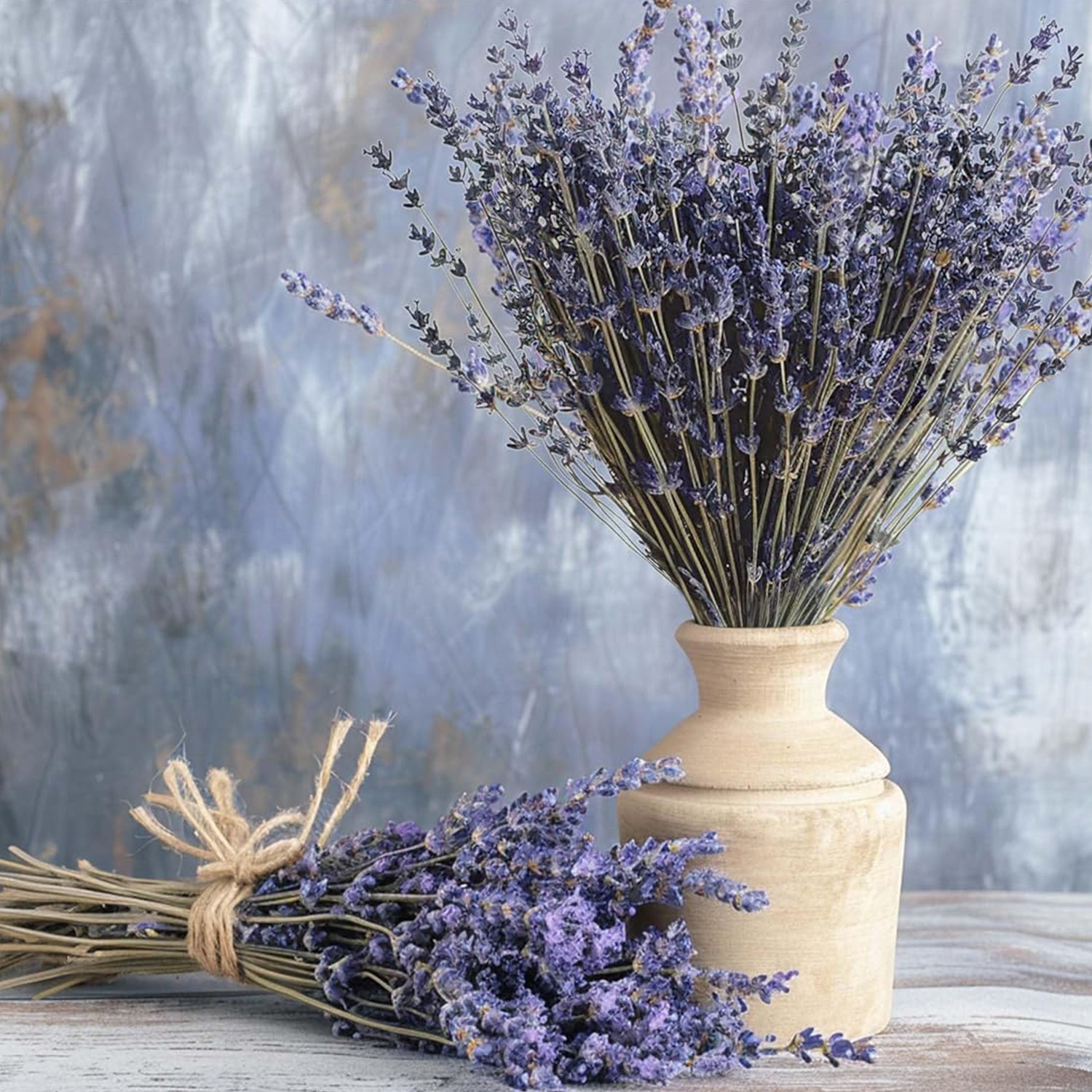 Lavender Bundles - Natural Dried Flowers for Home Decor, 150g (3 Bunches)