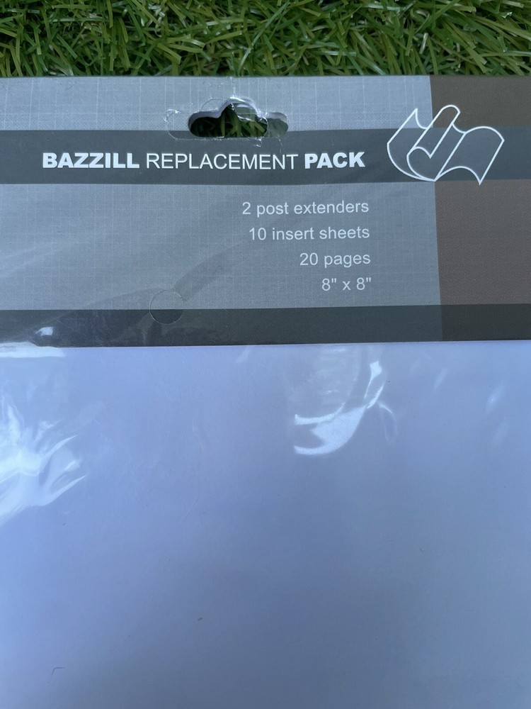 Bazzill Replacement Pack | 10 Insert Sheets | 8”x8” | NWT