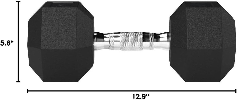 Rubber Hex Dumbbell Hand Weight