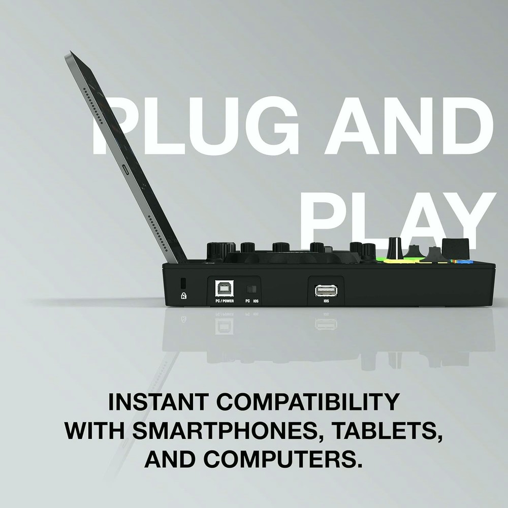 Reloop Buddy 2 Channel DJ Controller for iOS and Computer USB DJ Mixer