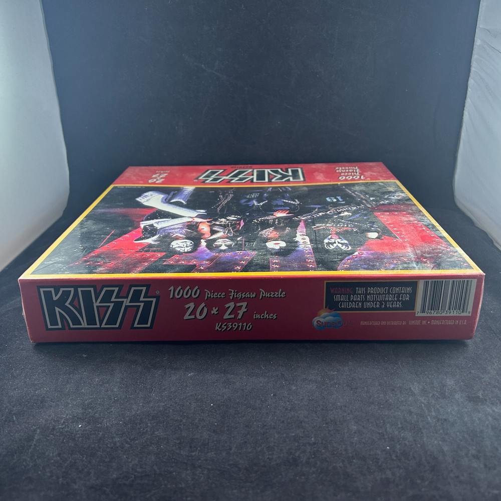 1997 KISS CATALOG SUNS OUT 1000 PIECE JIGSAW PUZZLE KS39110 20x27 SEALED - RARE