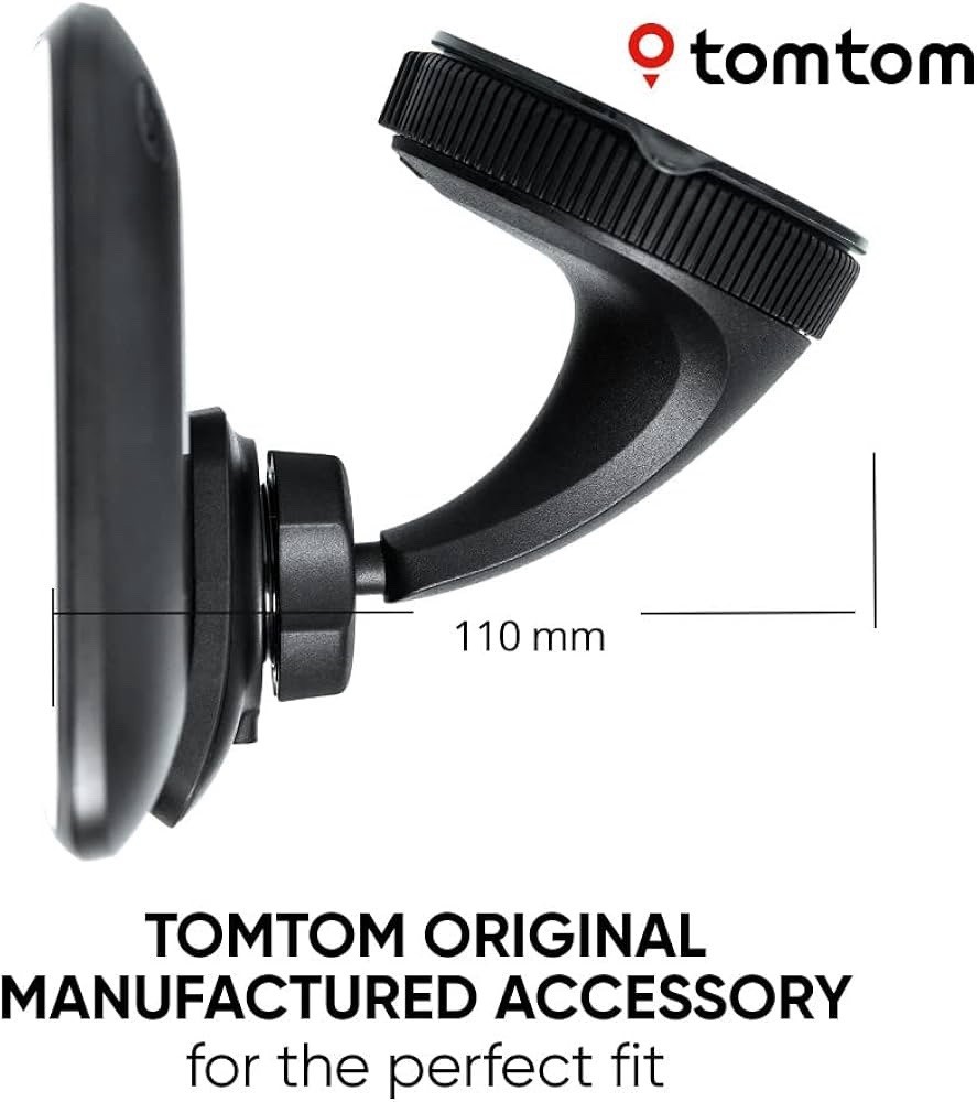 TomTom Sat Nav Windscreen Active Mount, compatible with selected 7” models USB C