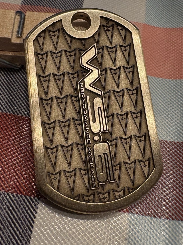 WS-6 Solid Brass Custom Keychain