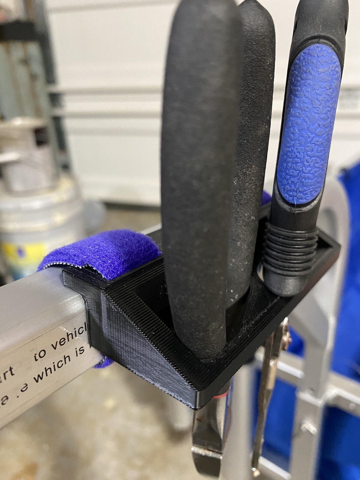 Fishing Tool Holder - Beach Cart Or Pontoon - Square tube, Side Cutters, Pliers