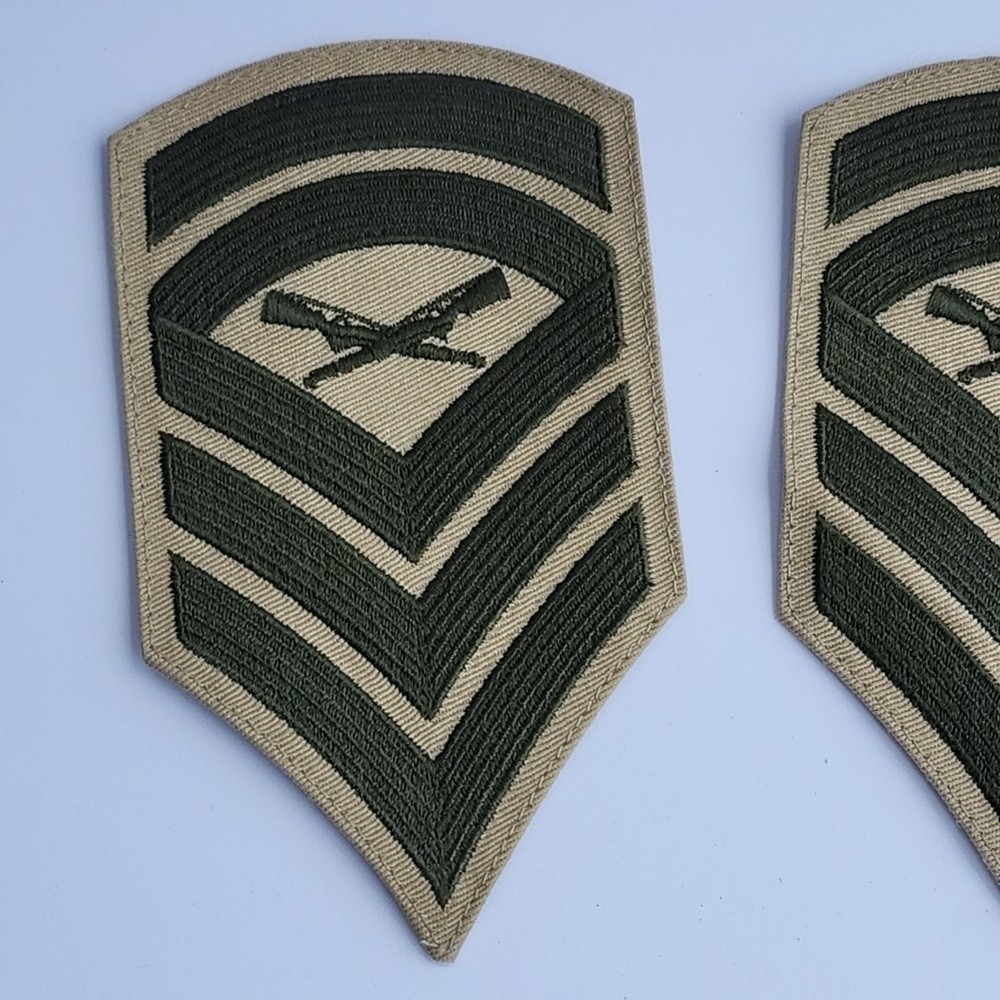 gunnery sergeant patch E-7 Lot Of 2