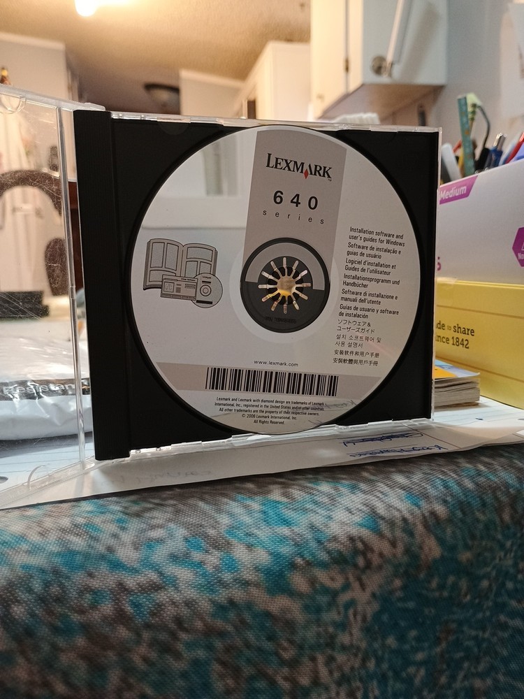 Lexmark 640 Series Windows Software Installation CD