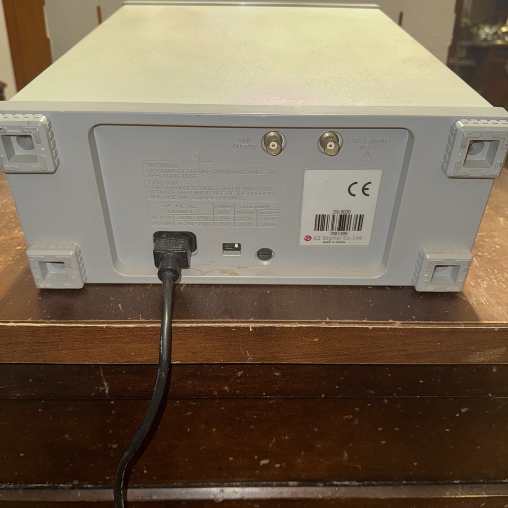 EZ Digital Oscilloscope Model# OS-5030A 30MHz Tested Fully Working