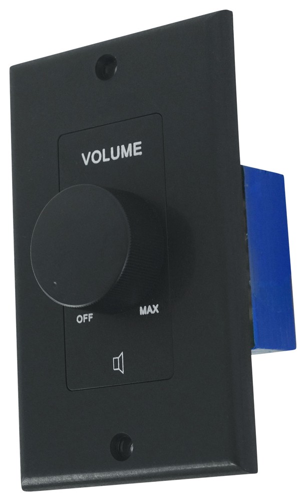 3 Rockville VOL70200 Black 200w 70v Wall Volume Controls Zone Controller Boxes