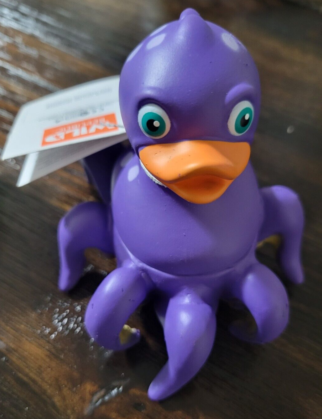 Lot of 2 Wild Republic Rubber Ducks PEACOCK and OCTOPUS Duckies - New with tags!