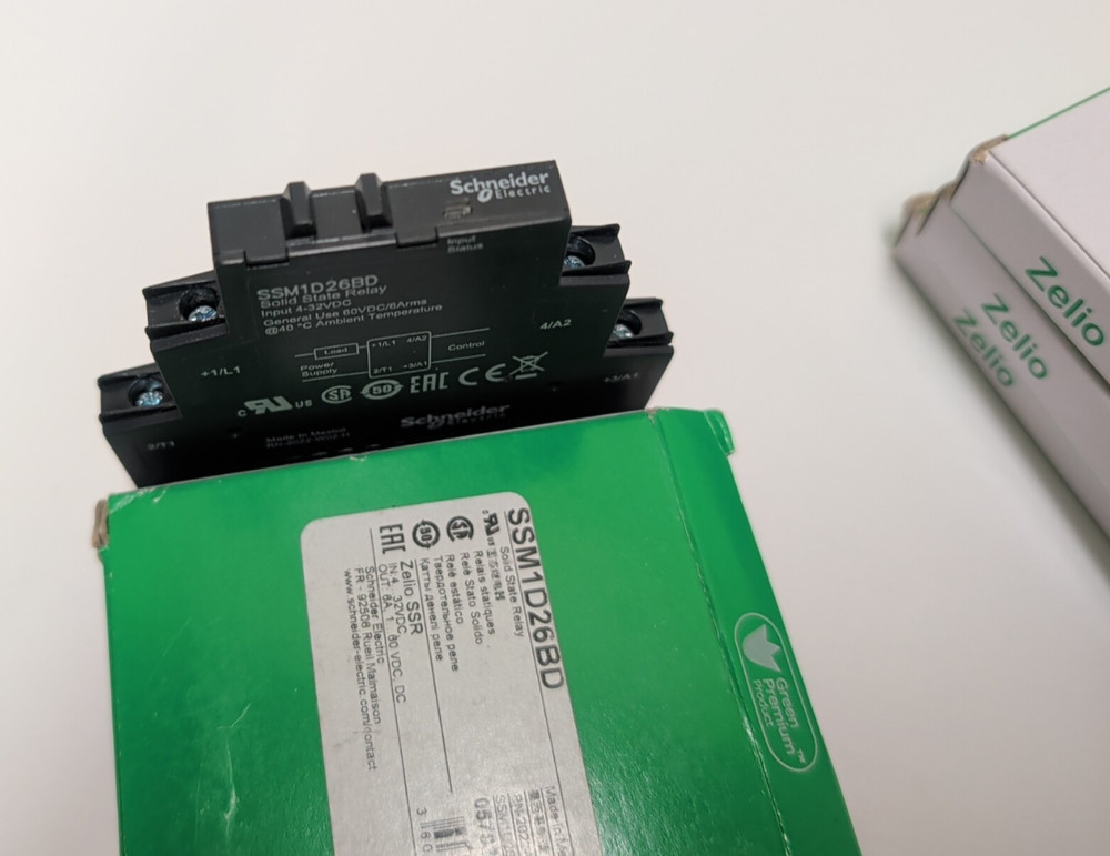 Schneider Electric SSM1D26BD Solid State Relay, DC switching, 6A, input 4 to 32V