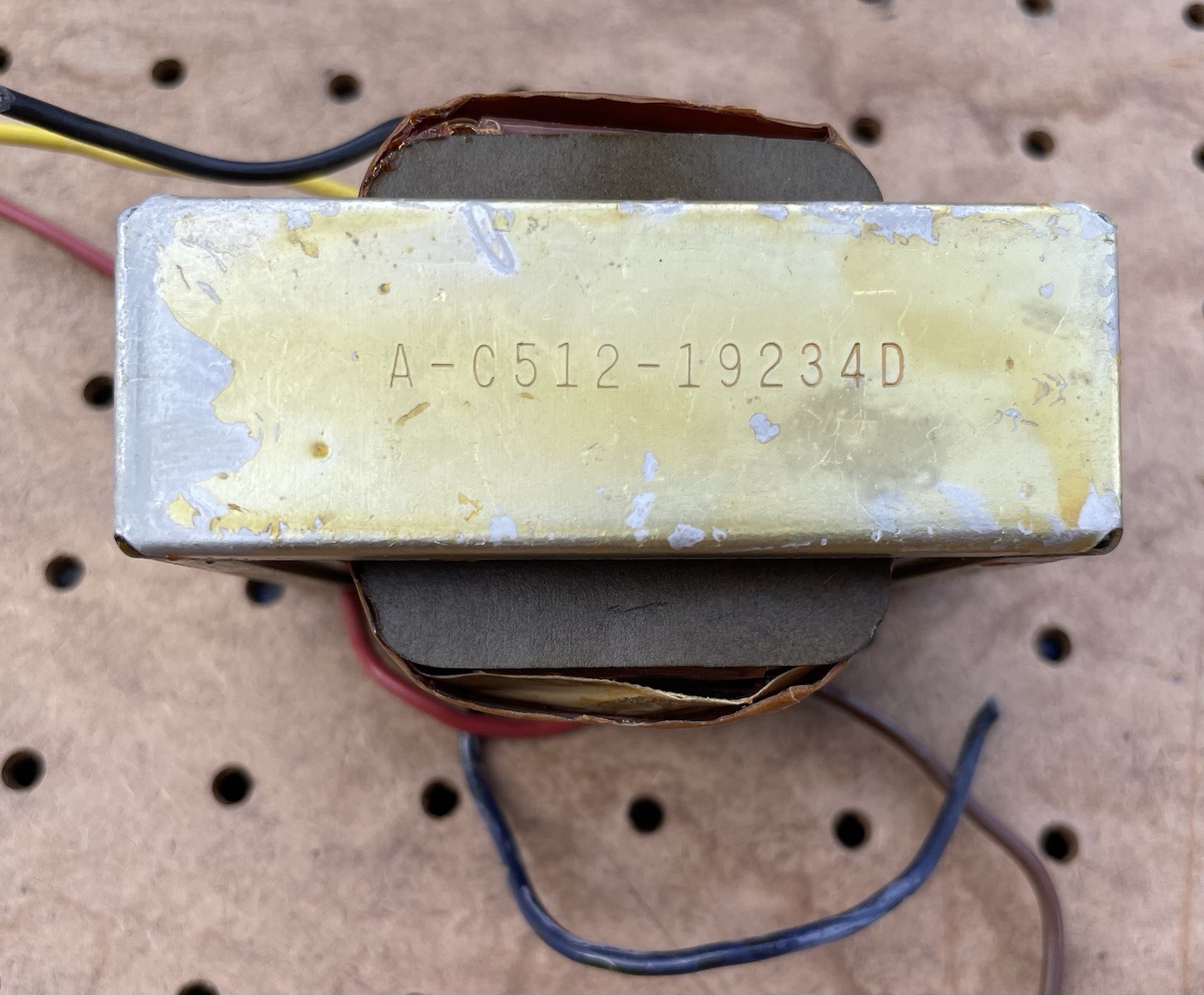 Vintage 1961 Baldwin Organ Output Transformer C512-19234D 6L6 Pair 8ohm Drivers