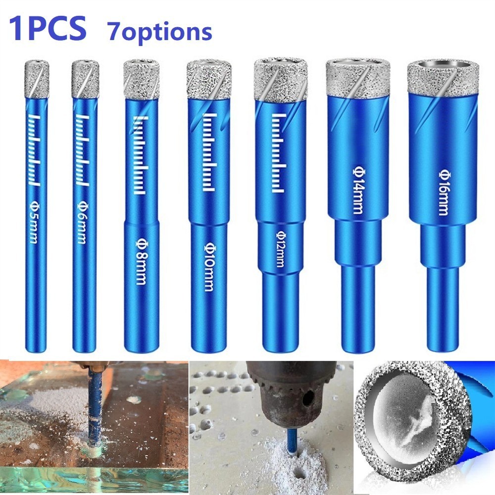 Drill Bit For Drill Chuck Multifunctional Power Tools Round Shank Tile