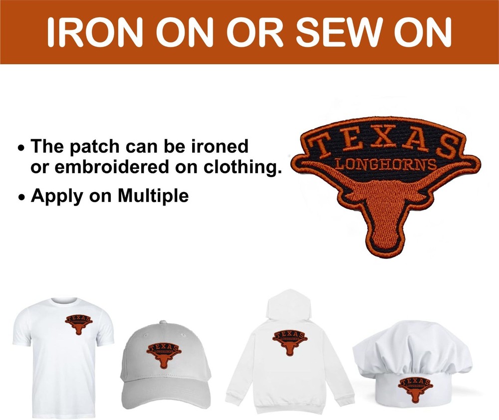 NCAA Teams Logo Iron Patch - Sew Patch - Embroidered Patch