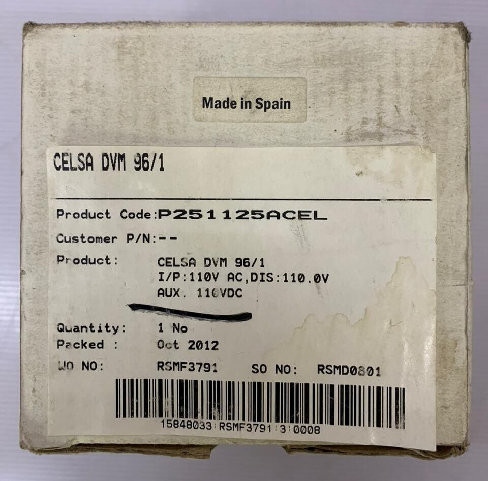 CELSA / AC Voltmeter / DVM 96/1 / 110V DC - 110V AC