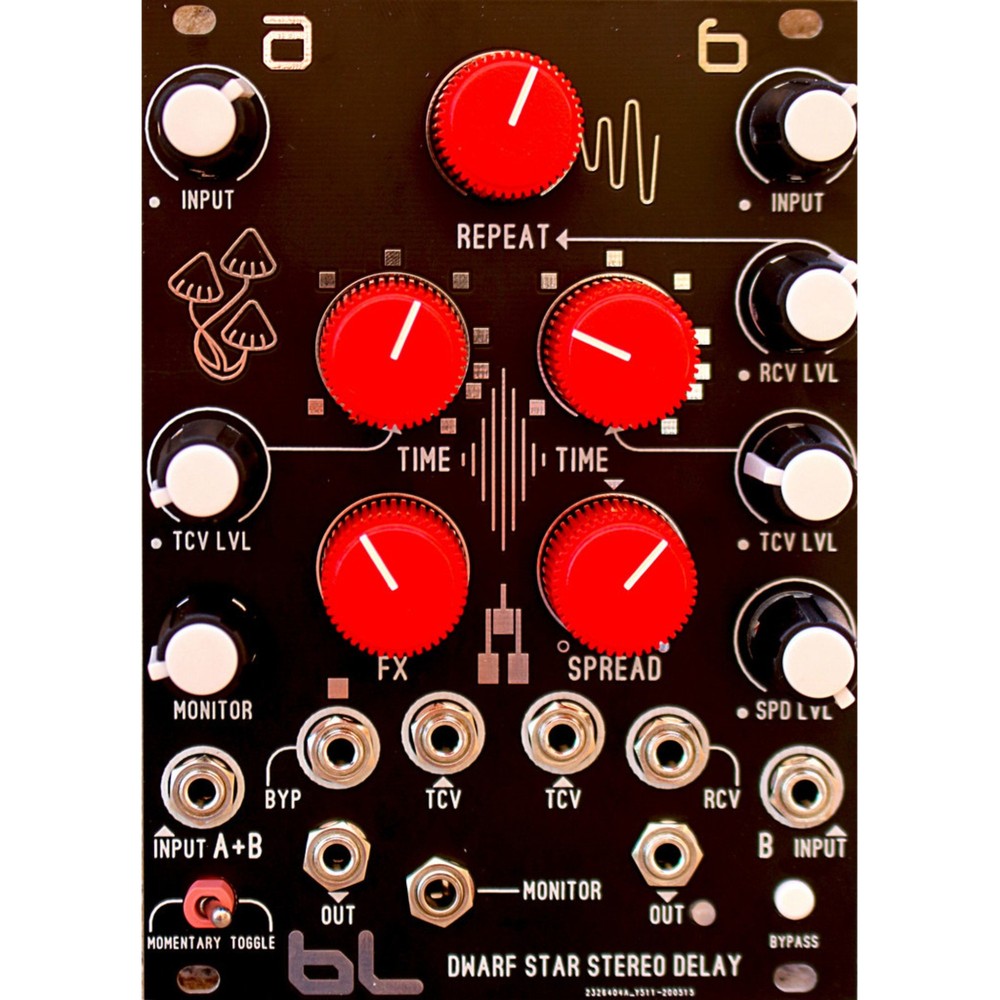 Blue Lantern Dwarf Star MK2 Stereo Delay Module Eurorack Synth Module