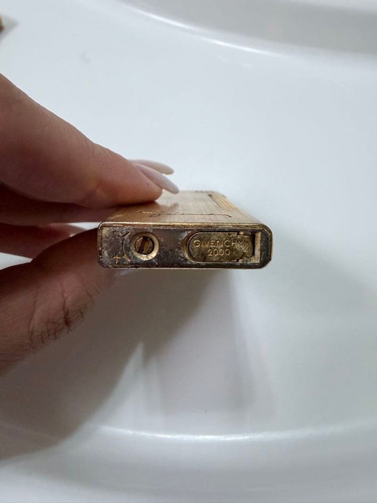 Givenchy Gold Flint Lighter 2000