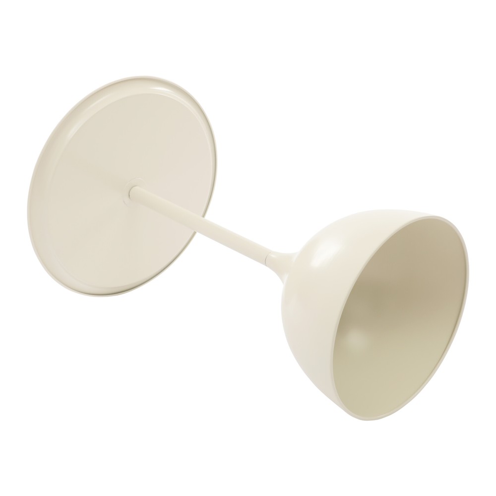 Modern Round Side Table Elegant Cream White Bedside Table Coffee Break Table