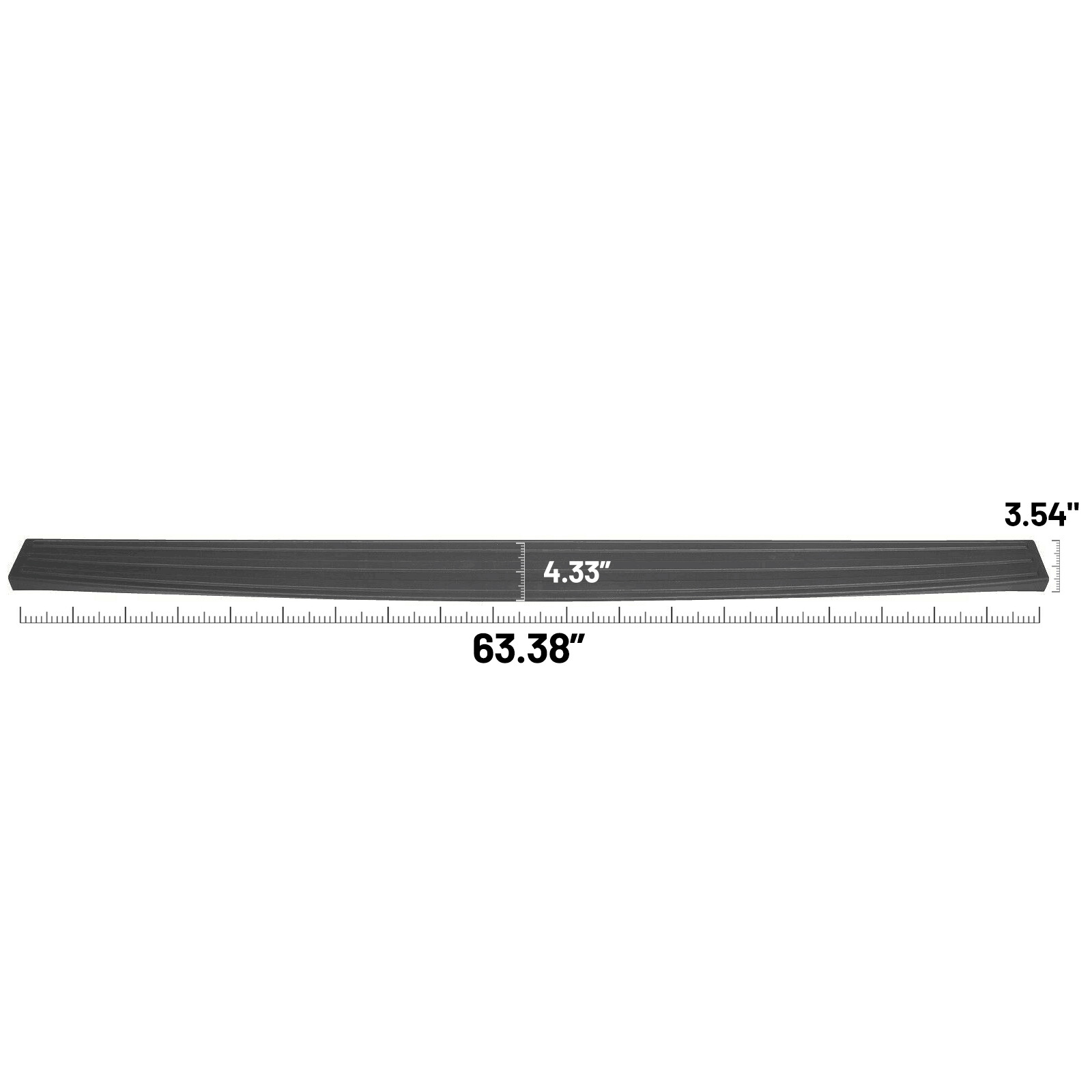 REAR TAILGATE MOULDING TRIM TOP PROTECTOR COVER FOR FORD F150 F-150 TRUNK 09-14