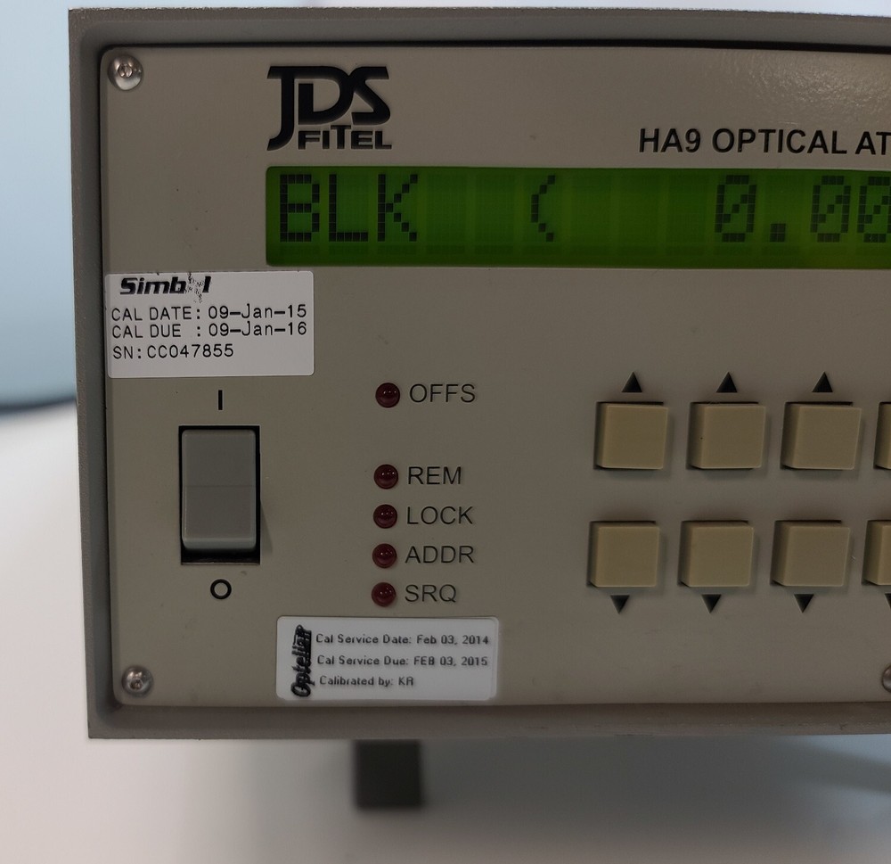 JDS FITEL HA9 PROGRAMMABLE OPTICAL ATTENUATOR HA9503-SCL2