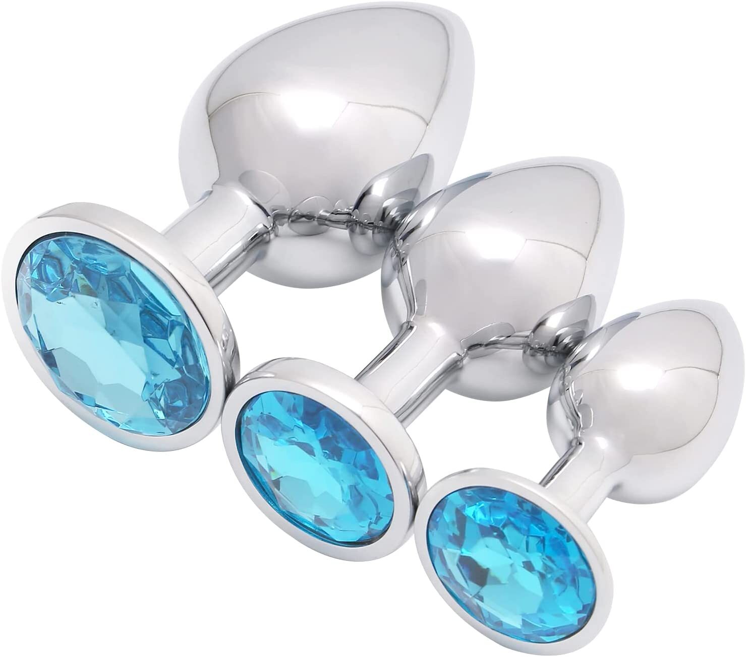 Butt Anal Plug Dildo Stainless Steel ROUND Butt Plug SAME DAY SHIPPING