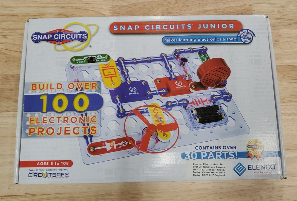 Snap Circuits Jr. SC-100 Electronics Exploration Kit, Over 100 Projects