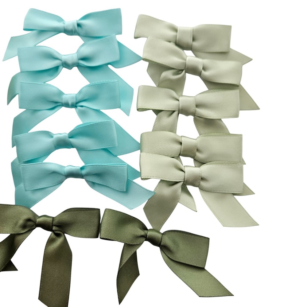 Anna Griffin 25 pc Satin Bows 5/8" Assorted Colors