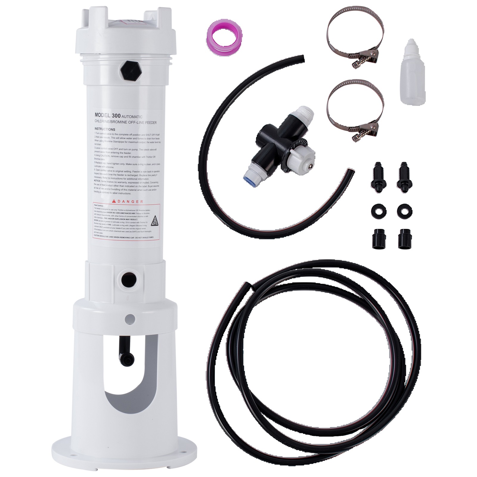 R171016 Rainbow 300 Automatic Chlorine/Bromine Off-Line Pool and Spa Feeder