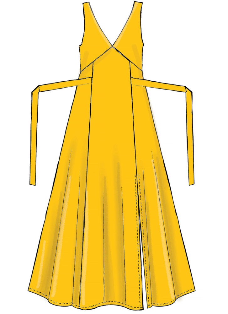 Easy Summer V-Neck Pullover Dress Sewing Pattern (Sizes 14-22) McCalls 7945