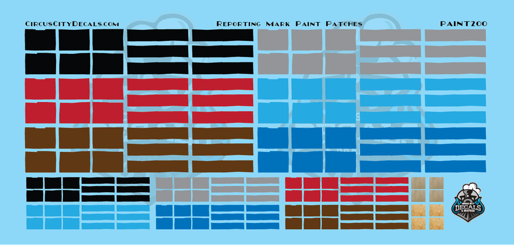 Reporting Mark Paint Patch Set N Scale