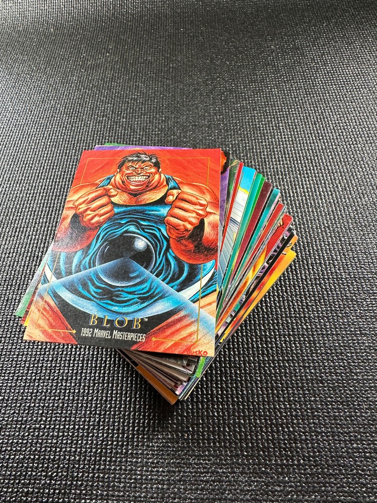 1992 Marvel Masterpieces - Complete Base Set (100 Cards) - CLEAN!