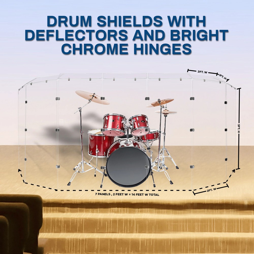 Drum Shield 2 ft. x 4 ft. Panel