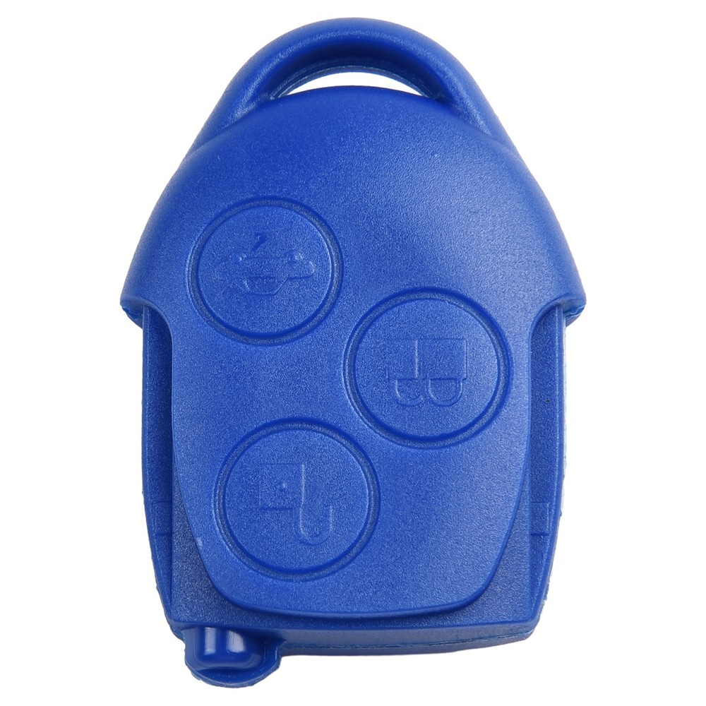 KEY CASE Key Shell ABS Blue Control Replacement For Ford Focus Transit