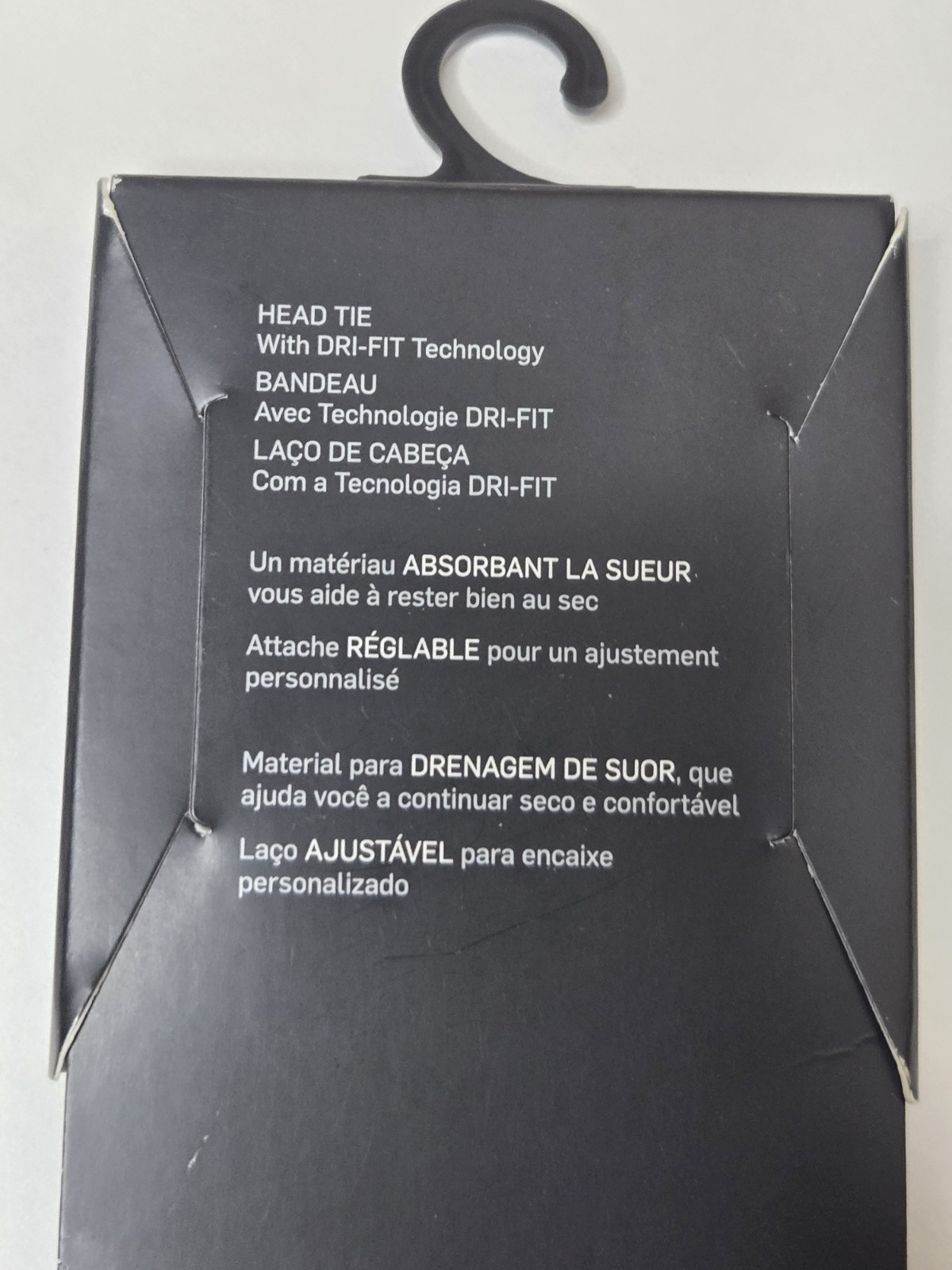 Nike Dri-Fit Fury Headband Black Authentic One Size New