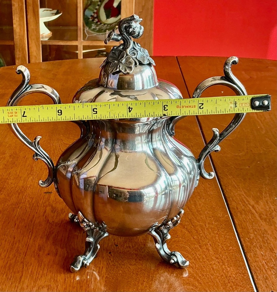 Vintage Reed & Barton Winthrop Silverplate Tea & Coffee Service, 4 Piece + Tray