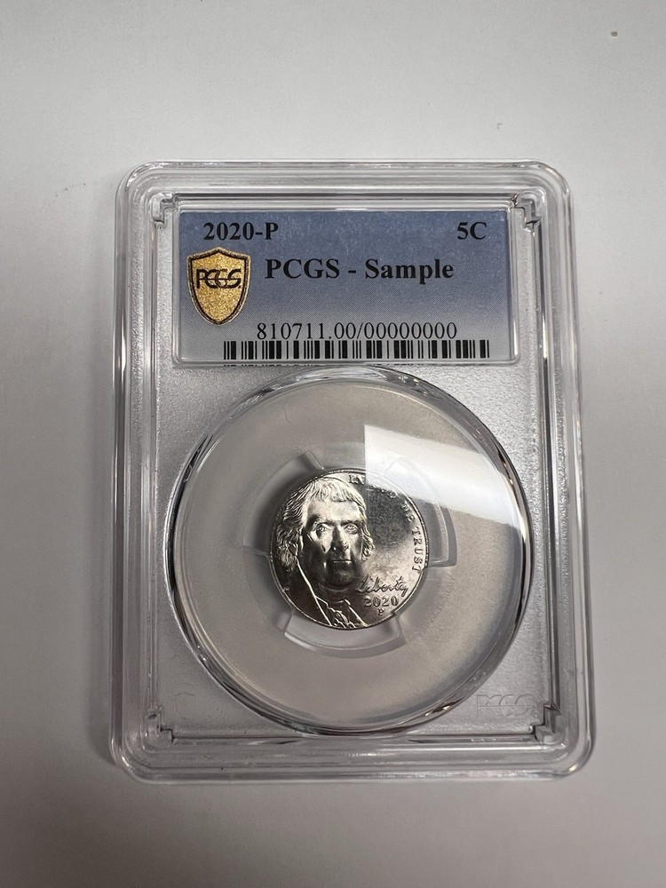 2020-P 5¢ PCGS Sample Holder