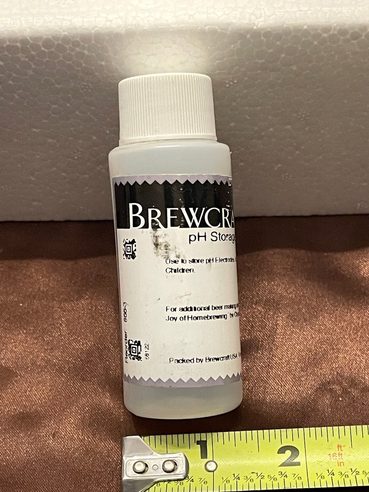 pH Storage Solution to Store pH Electrodes 2oz Brewcraft