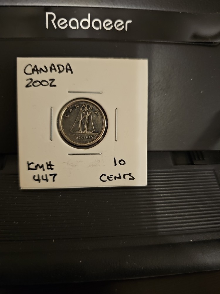 2002 Canada 10 Cents  KM# 447