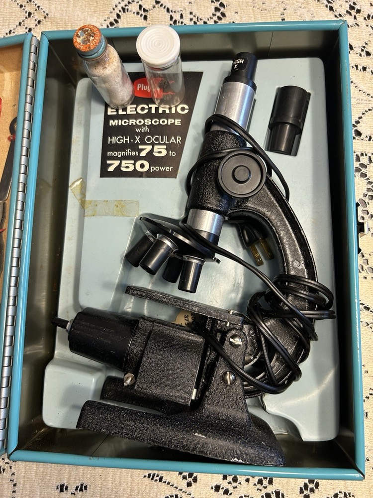 Vintage porter microcraft microscope lab