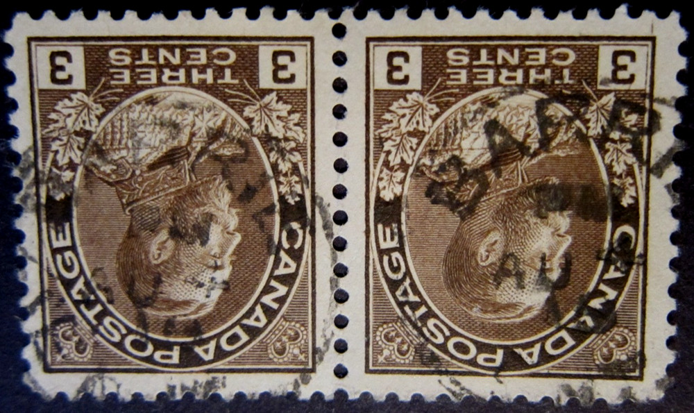 Canada #108 CDS Cancel Barrie, ON {ebhs154}