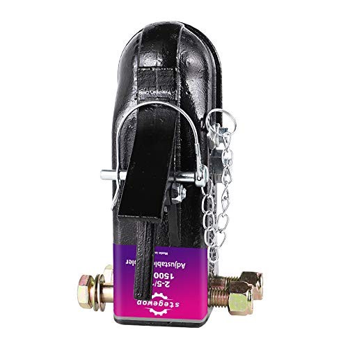 2-5/16" Heavy Duty Adjustable Trailer 15000LBS 2-5/16"Ball Adjustable Black