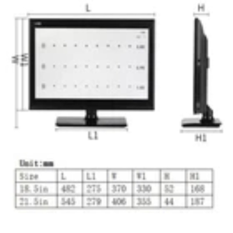 Multi-function 18.5" LED Display MICRO Chart Projector Eye chart 1m-6m Optometry