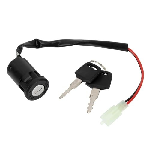 Ignition Switch with Key - Lock 2 Wire Key Switch Compatible with Electric