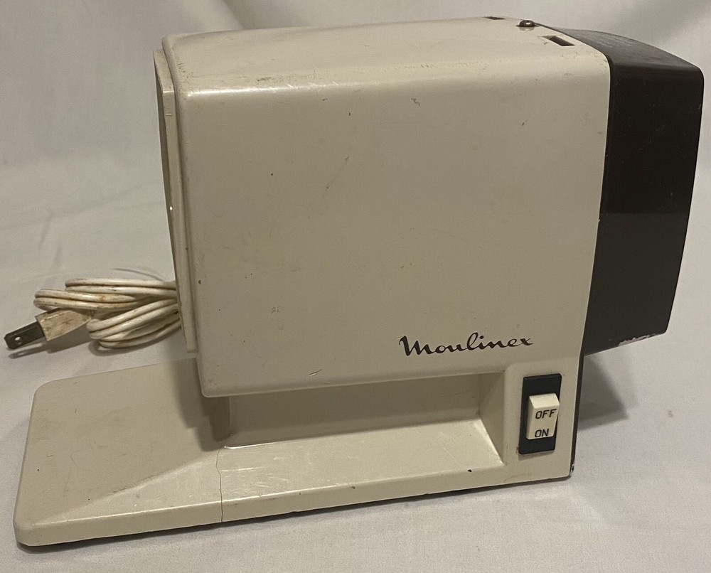 Vintage Moulinex Food Prep Machine Model 252 Motorized Base Tested and it Works