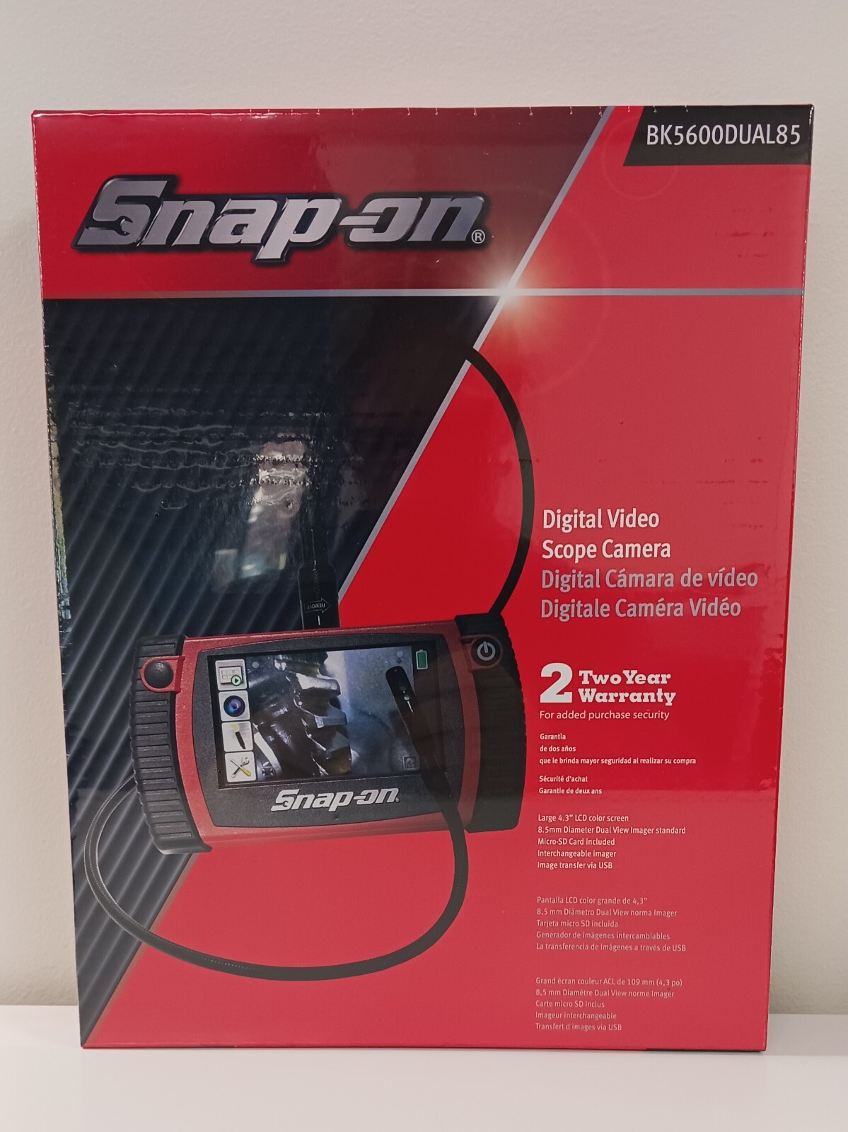 Snap-on BK5600DUAL85 Digital Borescope (Video Scope)