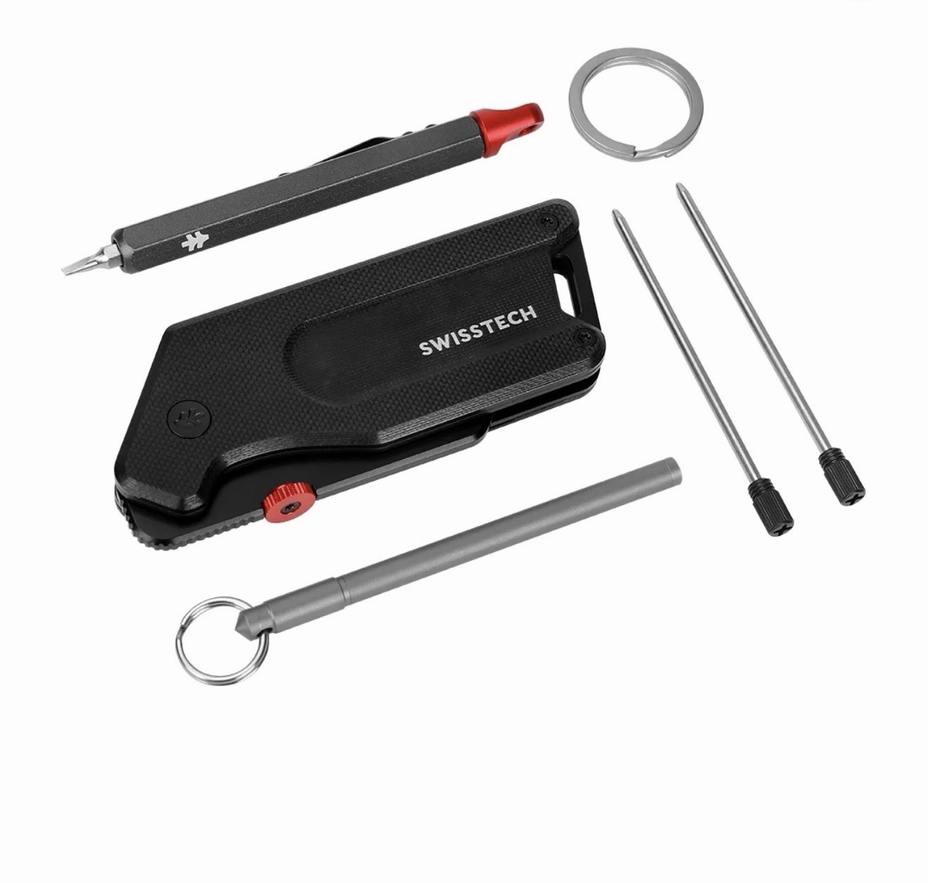Swiss Tech 4-in-1 EDC Essential Multitools Knife Kit