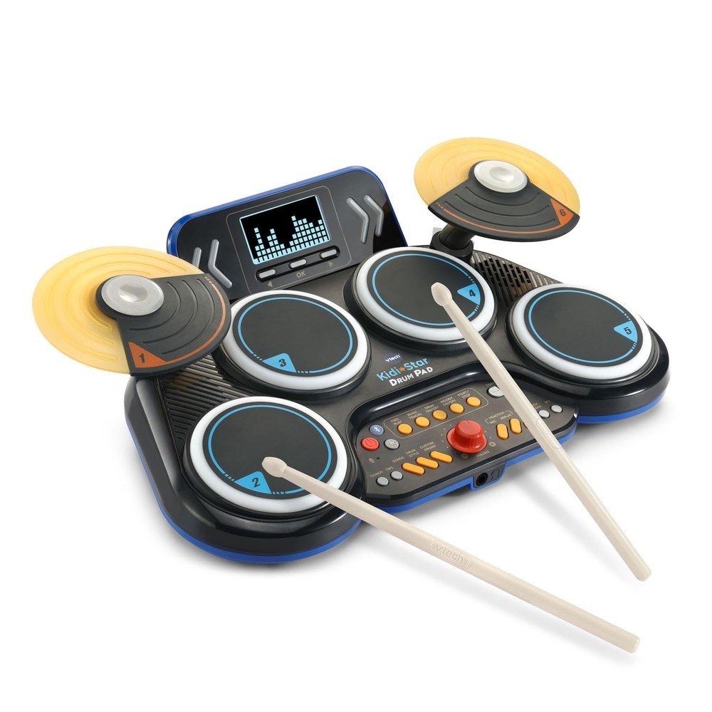 VTech Kidi Star Drum Pad Black