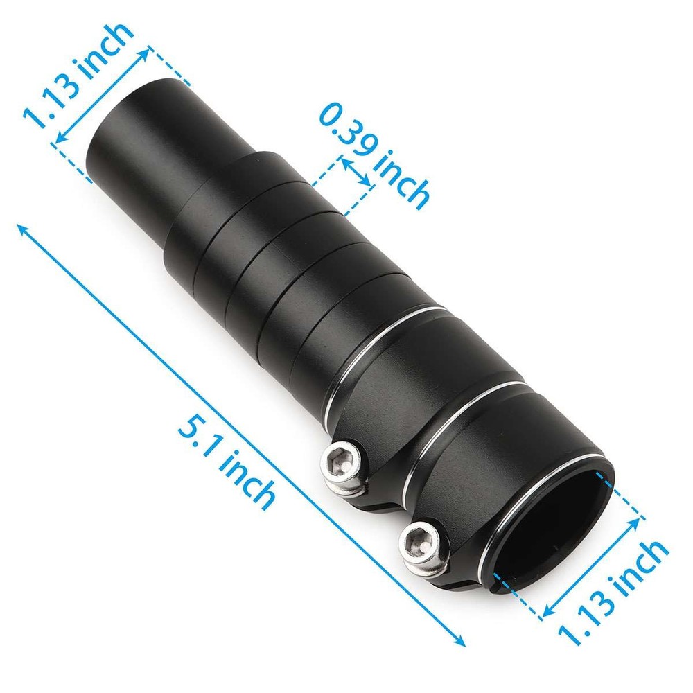 Mountain Bike Handlebar Front Fork Stem Riser Extender Extension Head Up Adaptor