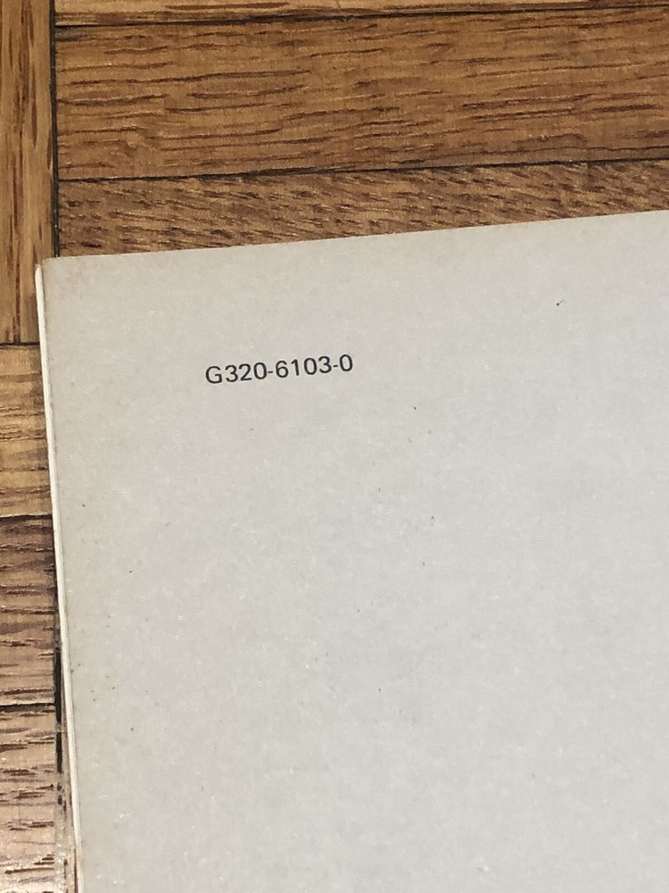 Vintage IBM APL Programming Guide & Programming Conventions - First Editions