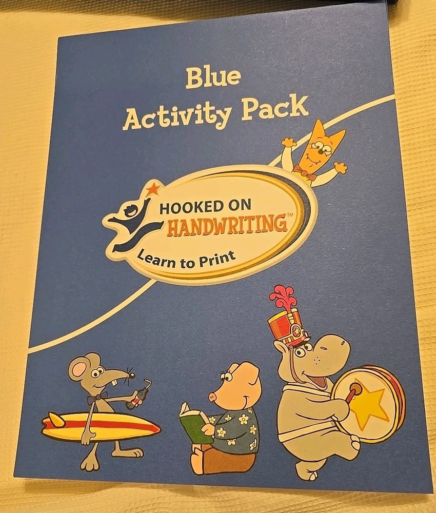 Hooked Phonics Hooked On Handwriting Learn To Print Activity Workbooks +CD-ROM