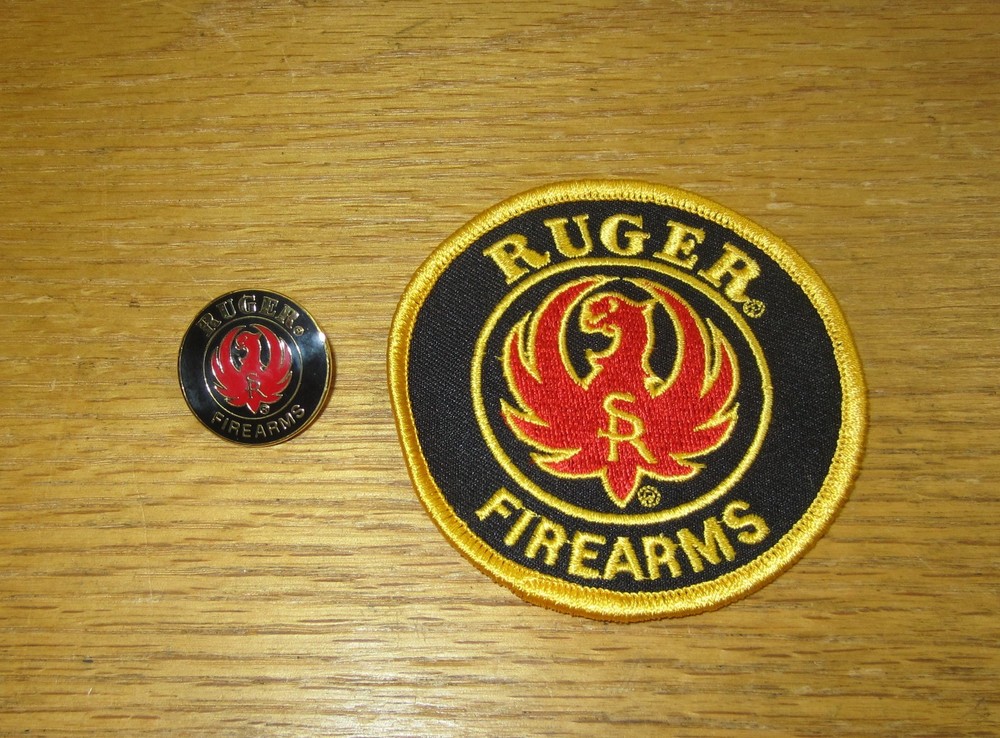 Ruger Firearms Patch and Pin Set